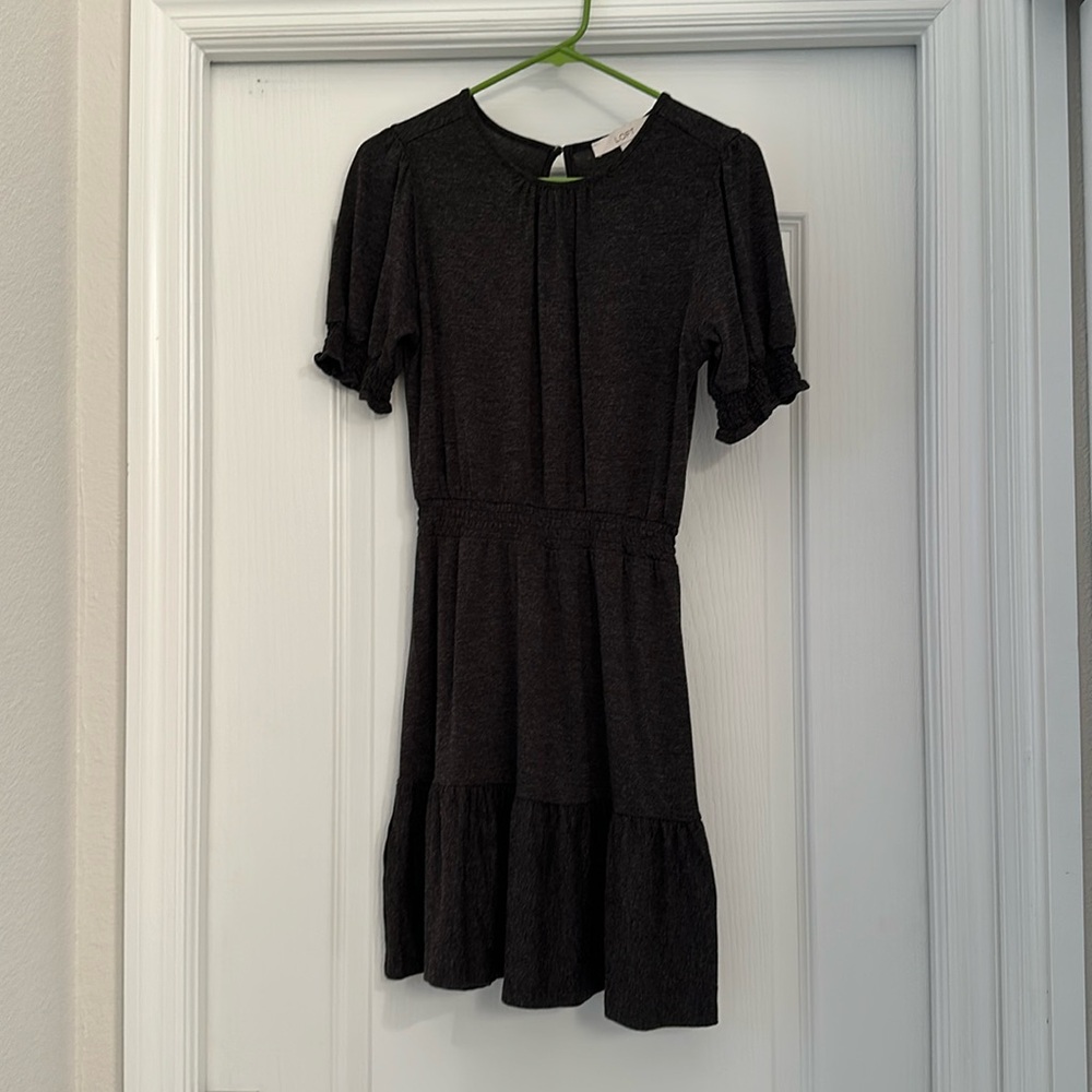 Loft dark gray dress